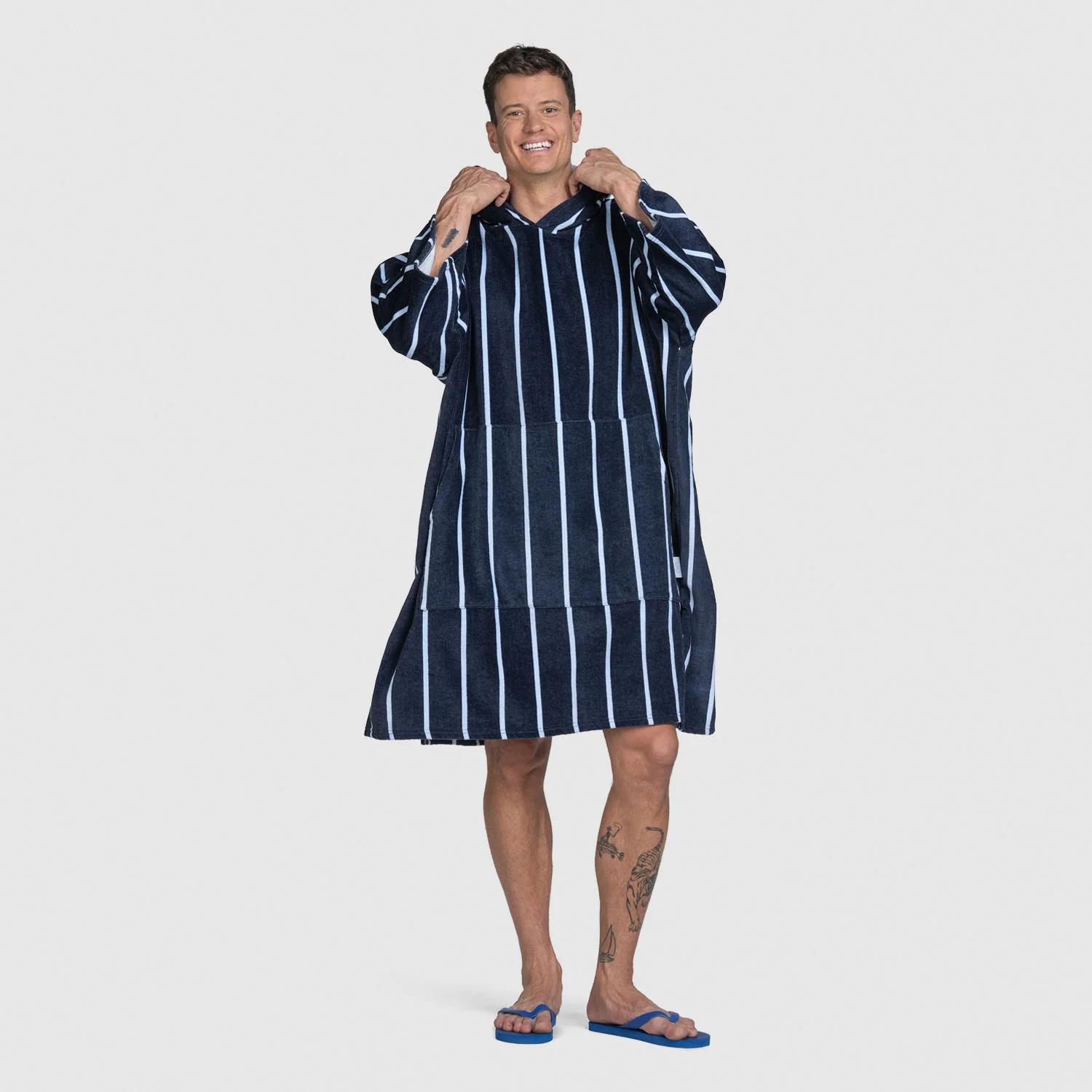 Long Navy Pin Stripe - Image 4