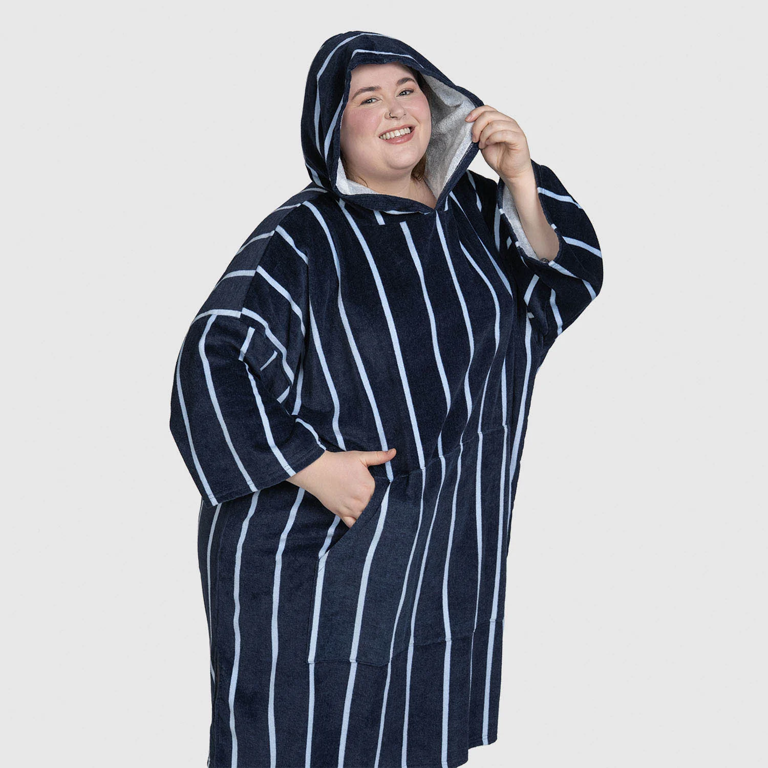 Long Navy Pin Stripe - Image 5