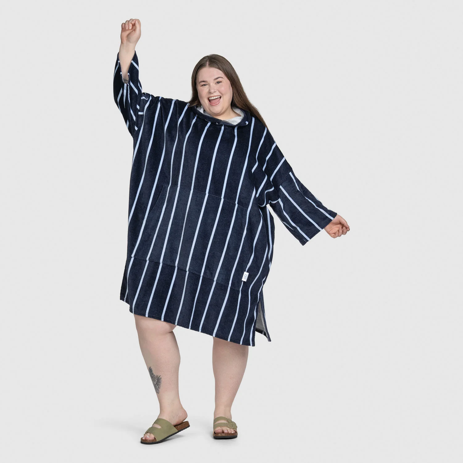 Long Navy Pin Stripe - Image 6